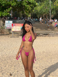 Pink Tide Crochet Bikini 🌺