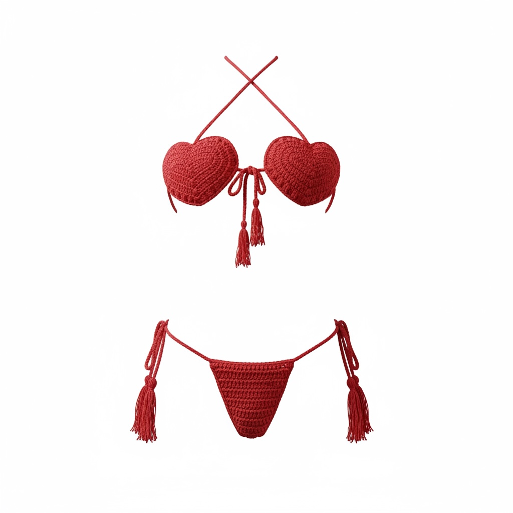 Sweetheart Crochet Bikini ❤️‍🔥